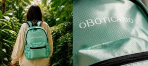 Mochila dobrável personalizada O Boticário: leve, compacta e pronta pra rotina — de trilha a escritório.