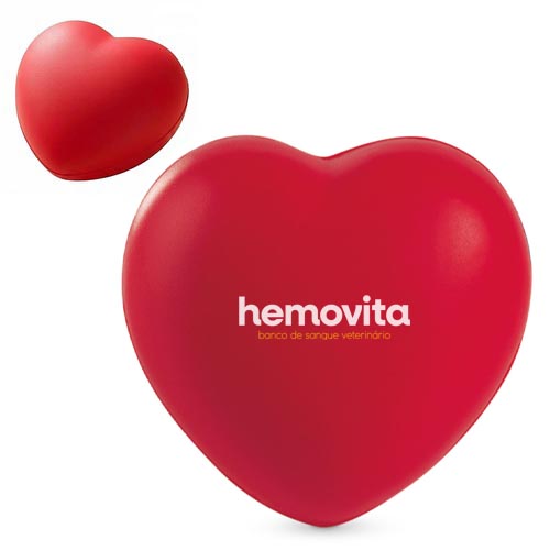 Antiestresse Heart Frente e Verso em Espuma
