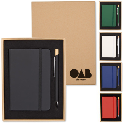 Box Business Pack Caderneta e Caneta