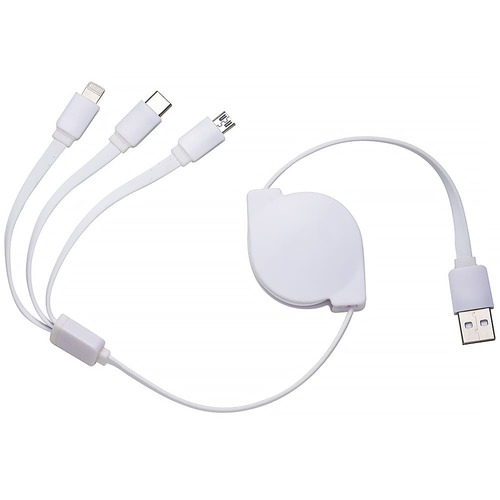 Cabo USB Retrátil 3 em 1 Extend