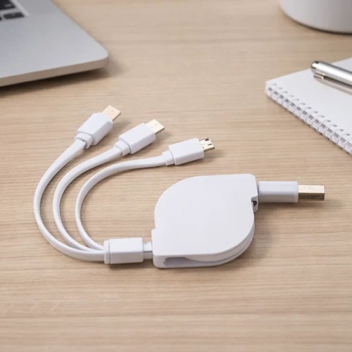 Cabo USB Retrátil 3 em 1 Extend