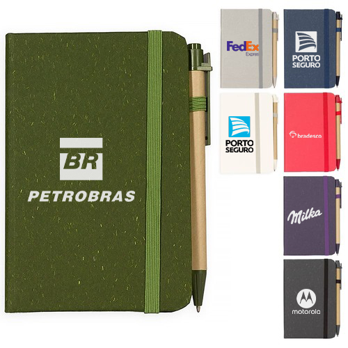 Caderneta com Caneta BioGreen Trigo