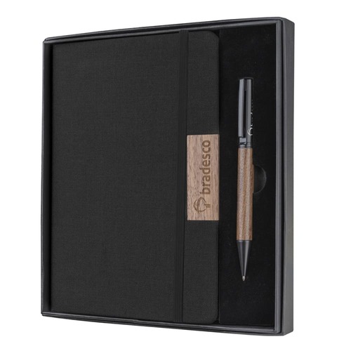Caderno A5 Fólio com Capa Dura e Folhas de Guarda
