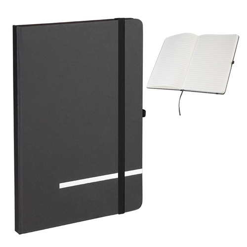 Caderno A5 Punho com Elástico e Marcador