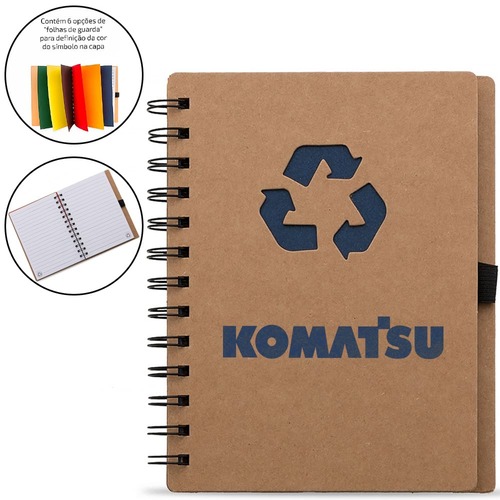 Caderno Circle Green Kraft