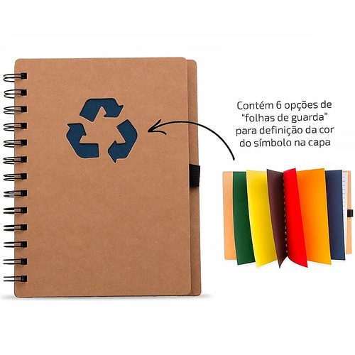 Caderno Circle Green Kraft