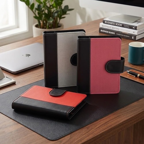 Caderno VaultLeather Couro Sintético