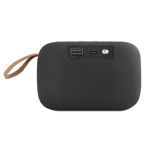 Caixa de Som Fole com Frente em Tecido e USB-C