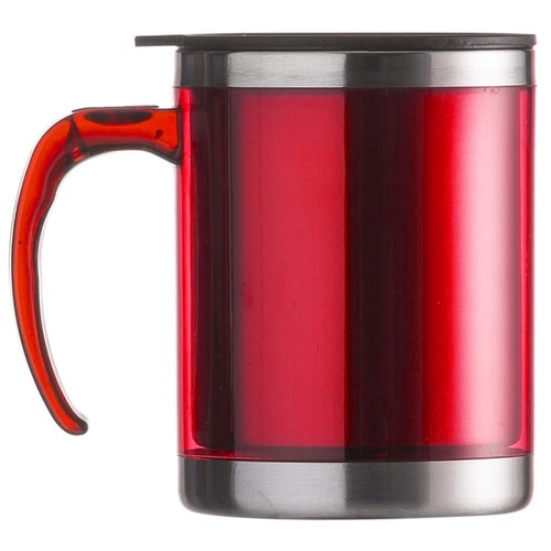 Caneca Acrílica Mia Cristal Inox 400ml