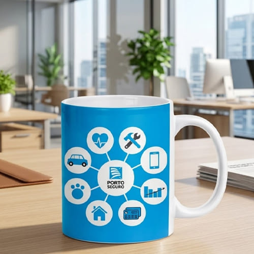 Caneca Creative Canvas de Cerâmica 330ml