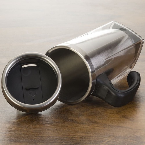 Caneca de Inox e Acrílico Quadra-Steel 450