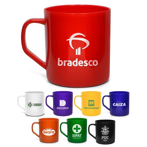 Caneca Plástica Camarada 400ml