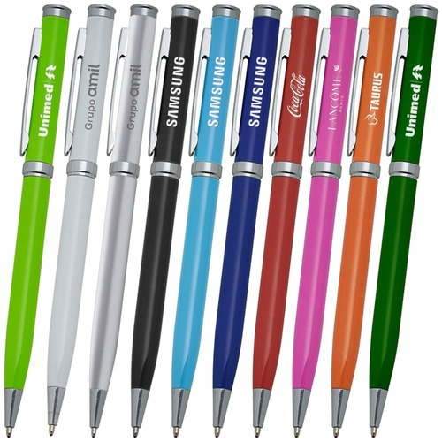 Caneta Banded Twist Metal