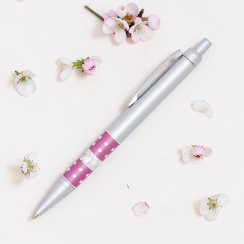 Caneta Bella Strass com Brilho no Apoio