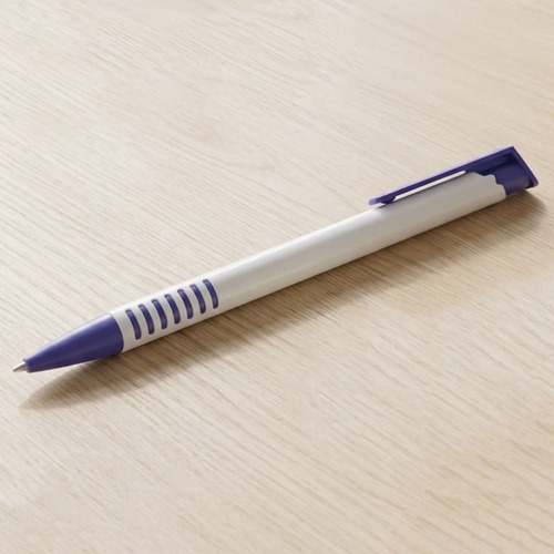 Caneta Clara Duo Bicolor com Base Vazada