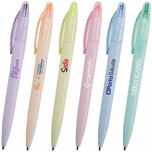 Caneta com Marca-Texto Highlight Duo