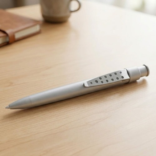 Caneta Enzo Classic com Clip Metálico Vazado