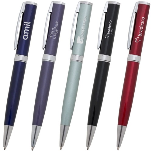 Caneta Heavy Twist Silver