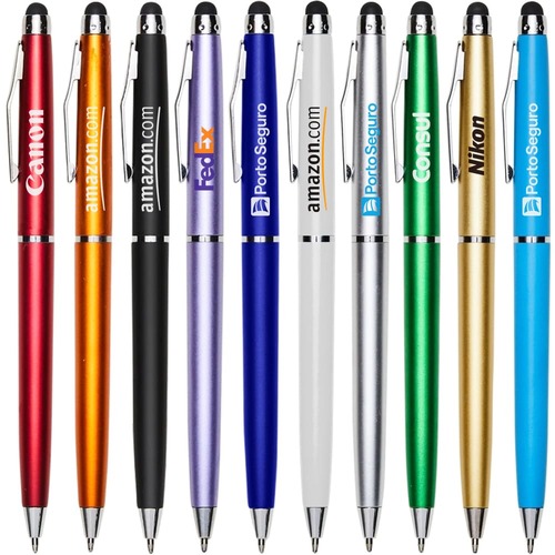 Caneta Iris Touch de Plástico com Ponteira