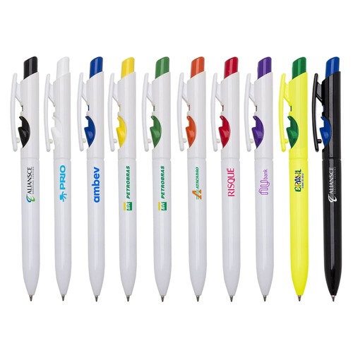 Caneta Isis Click com Topo Colorido