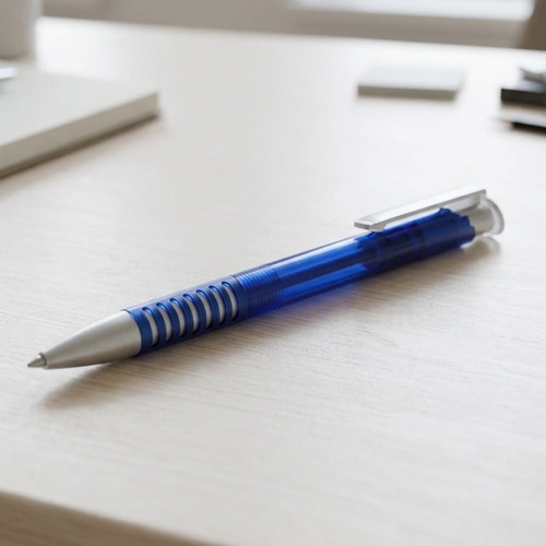 Caneta Luca Translúcida com Cilindro Vazado