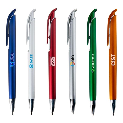 Caneta Lucas Urban com Acabamento Cinza