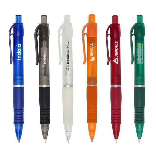 Caneta Nina Frost Translúcida com Argola