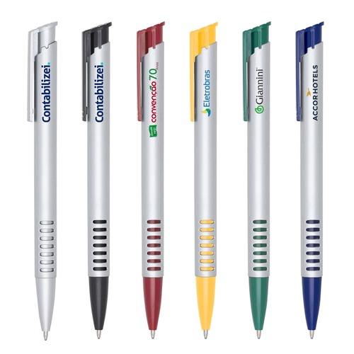 Caneta Renata Steel com Detalhe Vazado