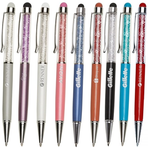 Caneta Shine Crystal com Glitter