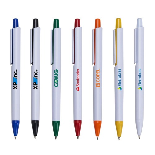 Caneta Valentina Pop com Detalhes Coloridos