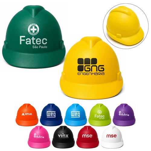 Capacete Hard Work Vinil Antiestresse
