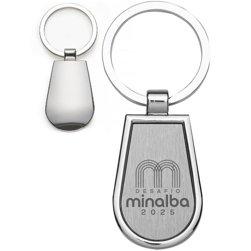 Chaveiro Anatômico Drop Silver