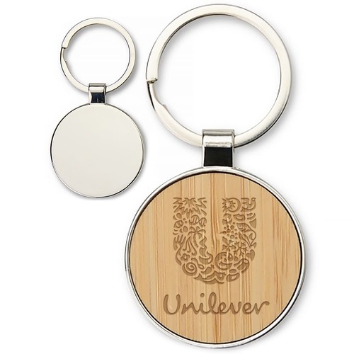 Chaveiro Eco-Híbrido Bamboo Circle