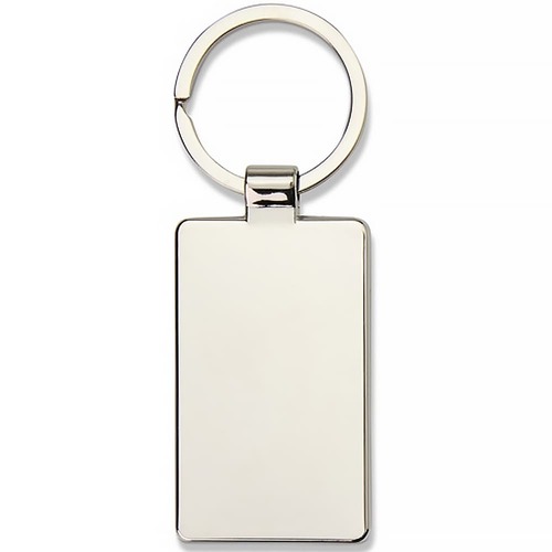 Chaveiro Eco-Retangular Bamboo Slate