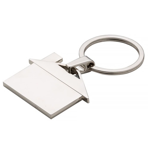Chaveiro KeyPlace Casa Prateado Clássico