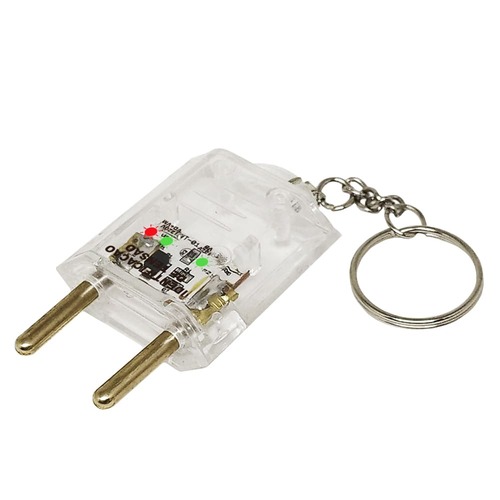 Chaveiro Lighter Sinal de Tensão Transparente