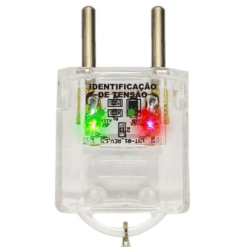 Chaveiro Lighter Sinal de Tensão Transparente