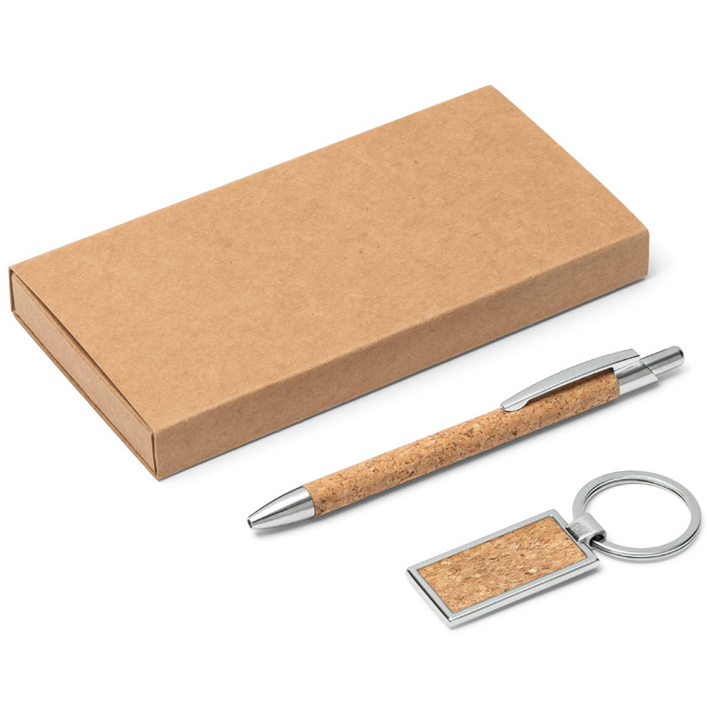 Conjunto Nature Cork & Metal Duo