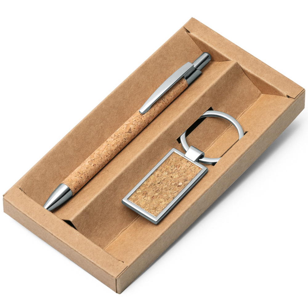 Conjunto Nature Cork & Metal Duo