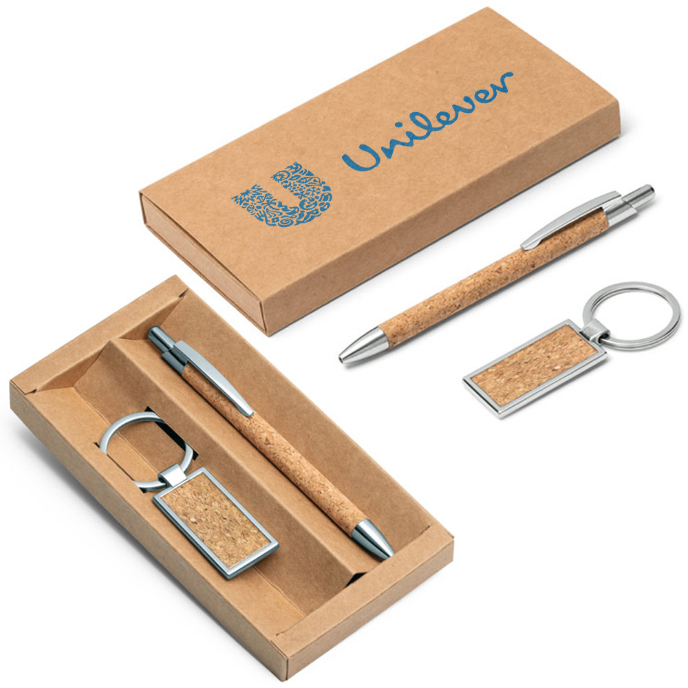 Conjunto Nature Cork & Metal Duo