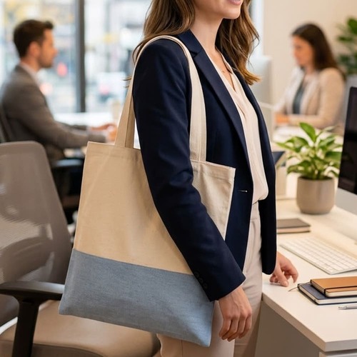 Ecobag Via Veneto Algodão com Costura