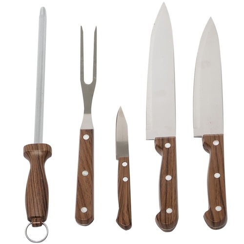 Estojo Brasa Grill 5 Peças para Churrasco