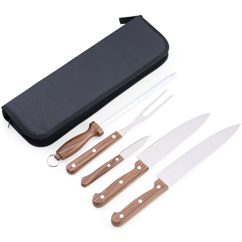 Estojo Brasa Grill 5 Peças para Churrasco