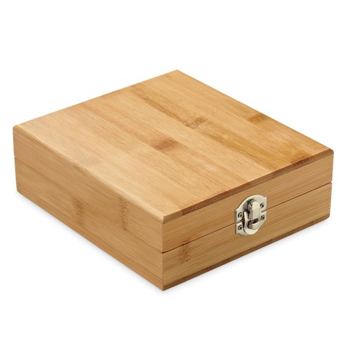 Estojo SelectWine Vinho 4 Peças Bambu