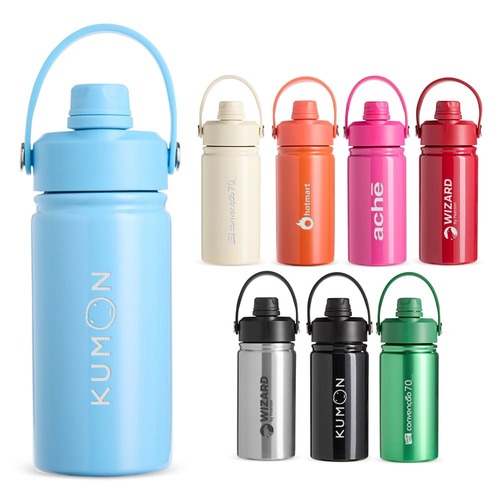 Garrafa Isolante Max 400ml Flip com Canudo