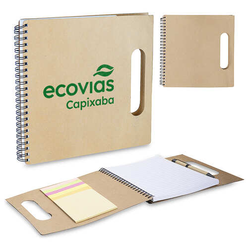 Kit Baliza Eco com 70 Folhas e Blocos Adesivos