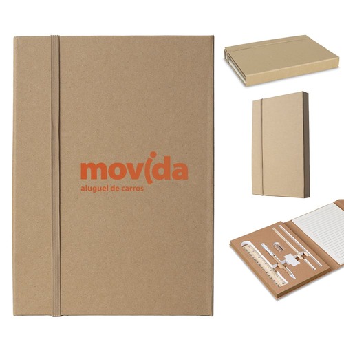 Kit Enxoval com 9 Itens em Papelão e Bambu