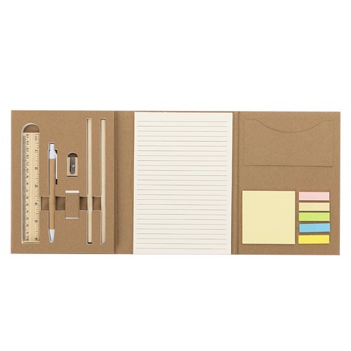Kit Enxoval com 9 Itens em Papelão e Bambu
