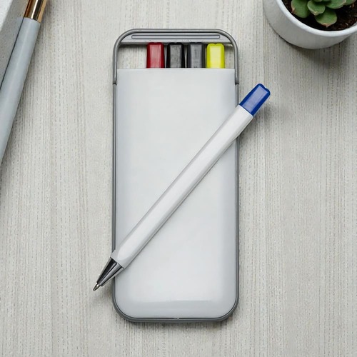 Kit Five One Caneta, Lapiseira e Marca Texto