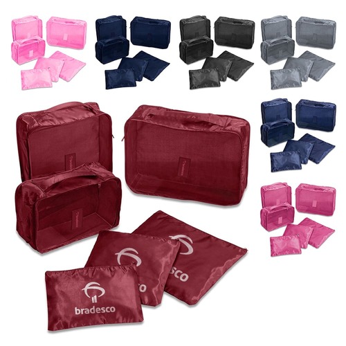 Kit Nécessaires Belle Oxford 6 Peças em Nylon